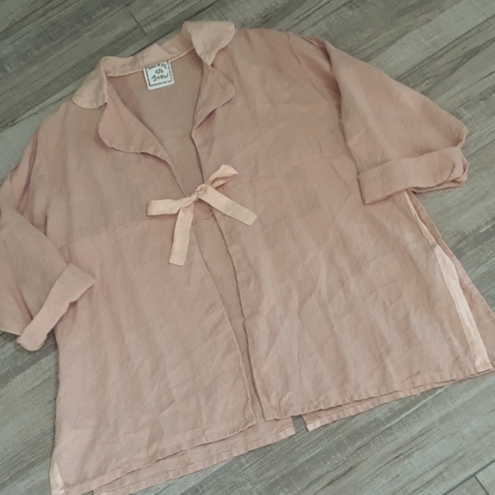 JACKIE LOVES JOHN...NATURAL FIBERS JACKET